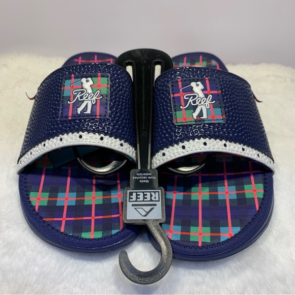 Reef Mulligan Slides Scottish Waters 2 Men's Size 11 New Limited Drop - Picture 1 of 7